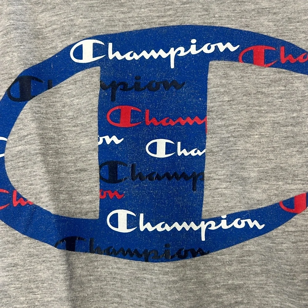 Champion Kids Black White & Gray Matching Set T-shirt & Shorts‎ Boys Size 6